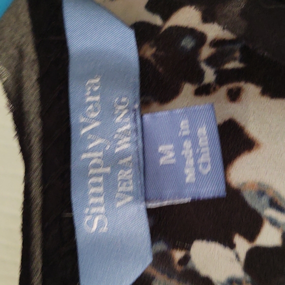 3 Vera Wang Sleeveless Tunic/Tops M - Picture 4 of 16